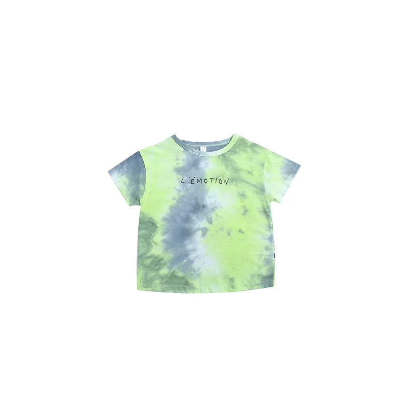 

Boys' Short Sleeve T-Shirt The new summer trend of 2021 is small boys' baby printed Korean children's top