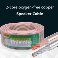 two core dj speaker cable oxygen free copper low noise home theater for nl4fc connector professional audio loudspeaker