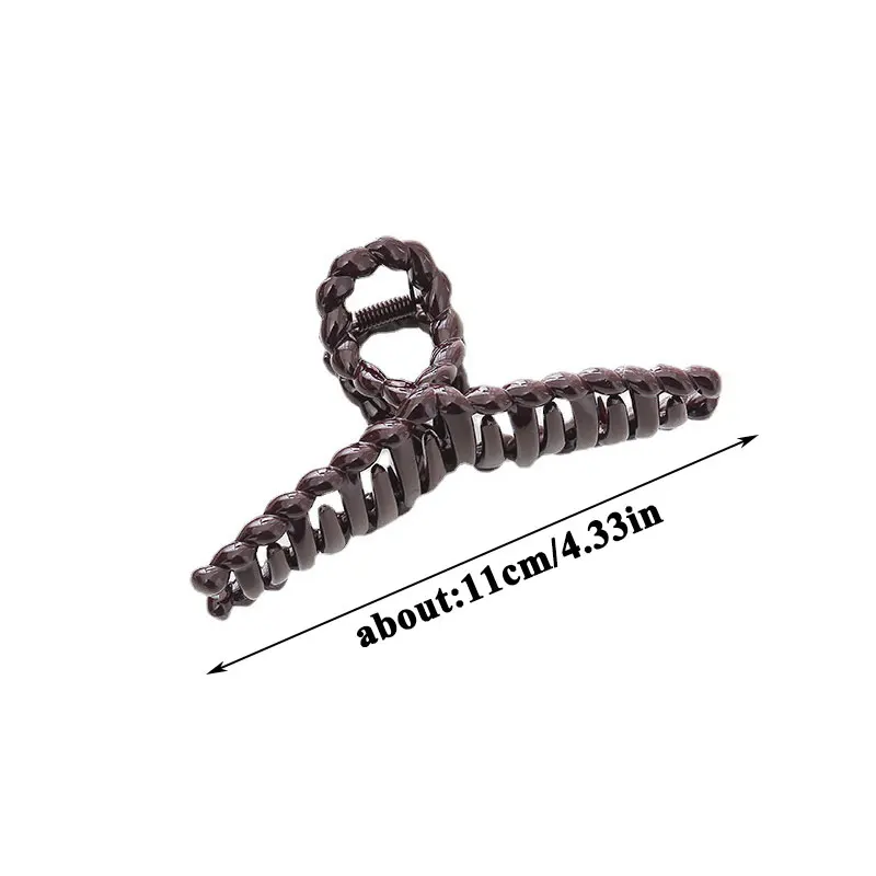 

Glossy Large Size Hair Claws Geometric Barrettes Candy Color Hair Clamps Crab Simple Cross Hairpins Hair Clip Ponytail Clip