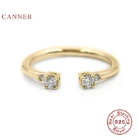 canner mini fashion ring 925 sterling silver anillos gold rings for women luxury fine jewelry wedding rings bague bijoux
