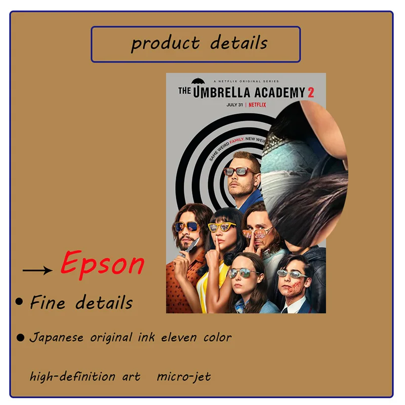 Зонт Академия Классическая ТВ комедия искусство на стену в современном стиле для