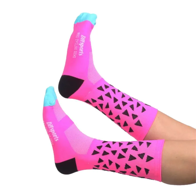 

Professional Bicycle Riding Camping Hiking Socks Outdoor Cycling Socks Climbing Long Tube Breathable Socks Running 5 Colors