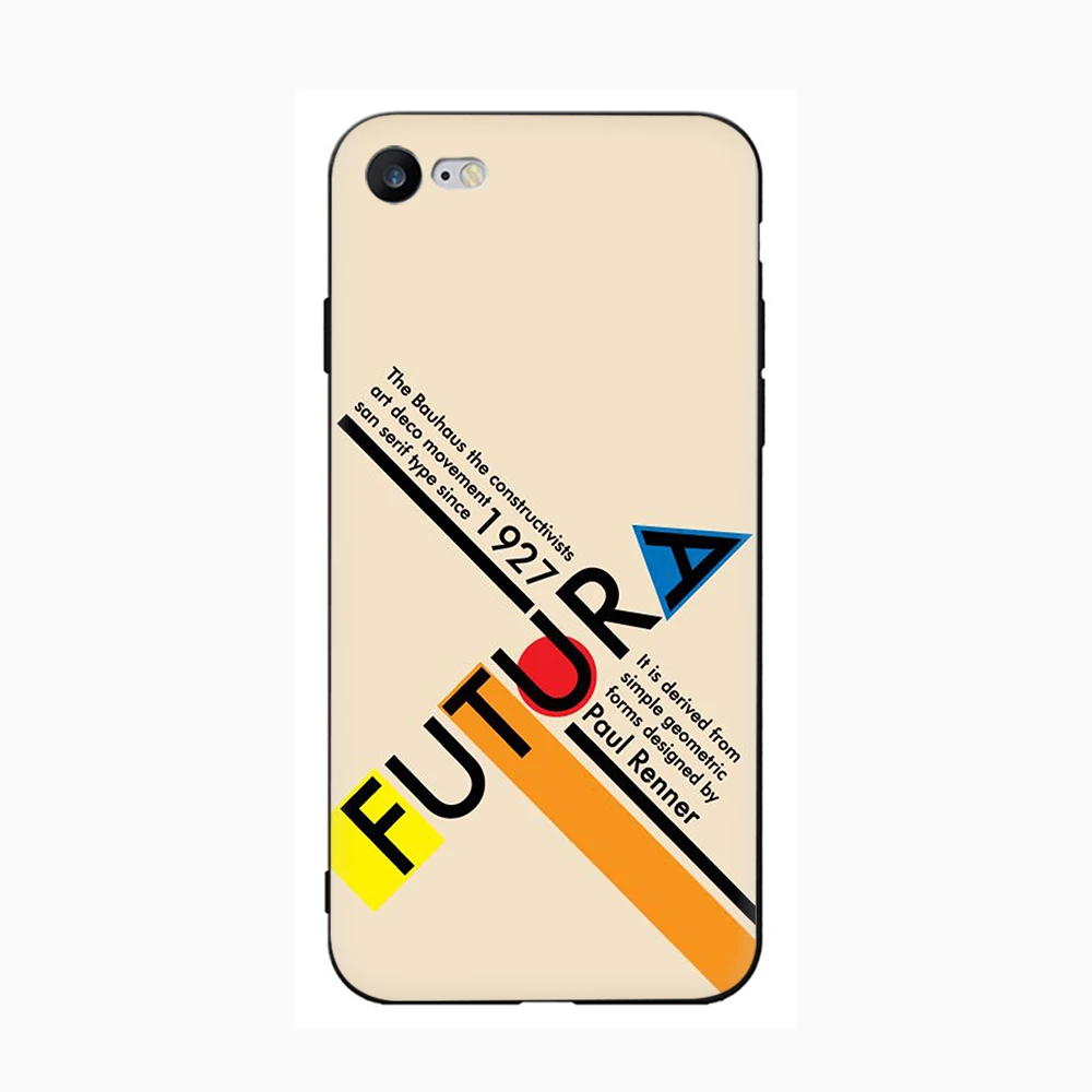 BAUHAUS мягкий силиконовый чехол для телефона iphone 5 5s SE 2020 6 6s 7 8 Plus X XR XS Max 11 Pro |