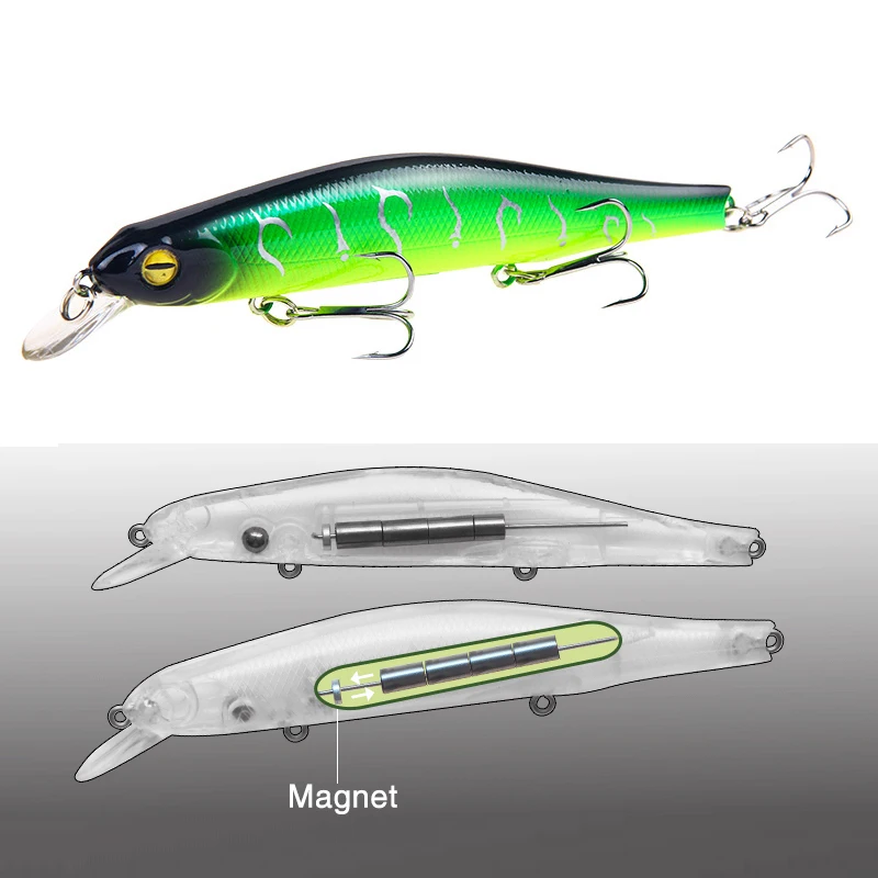 Искусственная рыболовная приманка блесна 125 мм искусственная бионические 3D