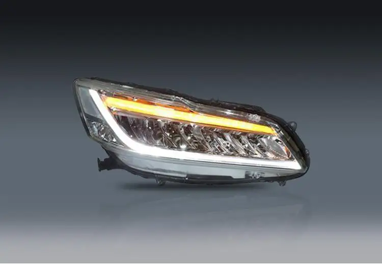 Сигнальные Автомобильные светодиодные Drl Cob дневные ходовые наружные фары передние противотуманные задние Автомобильные фары в сборе 16 17 для Honda Accord