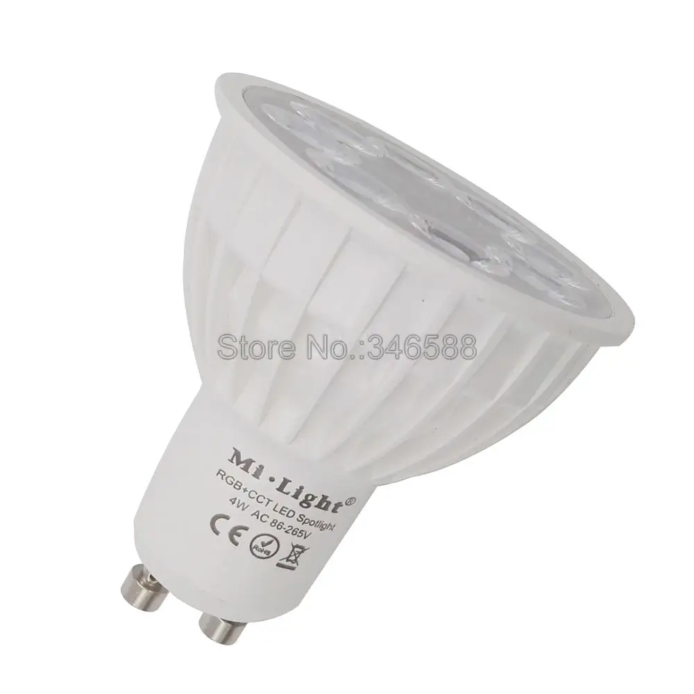 Mi светильник 4W RGB+ CCT умный WiFi светодиодный светильник лампа GU10 AC85-265V 2,4G 4-зоны дистанционного управления/смартфон приложение/Alexa Google Голосовое управление