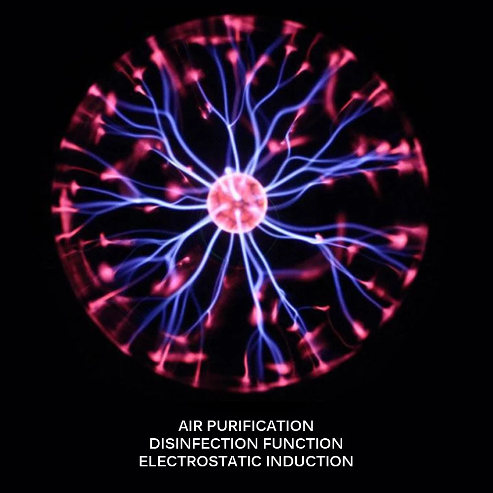 

2021 USB Plasma Ball Electrostatic Sphere Light Magic Crystal Lamp Ball Desktop Lightning Christmas Party Touch Sensitive Lights