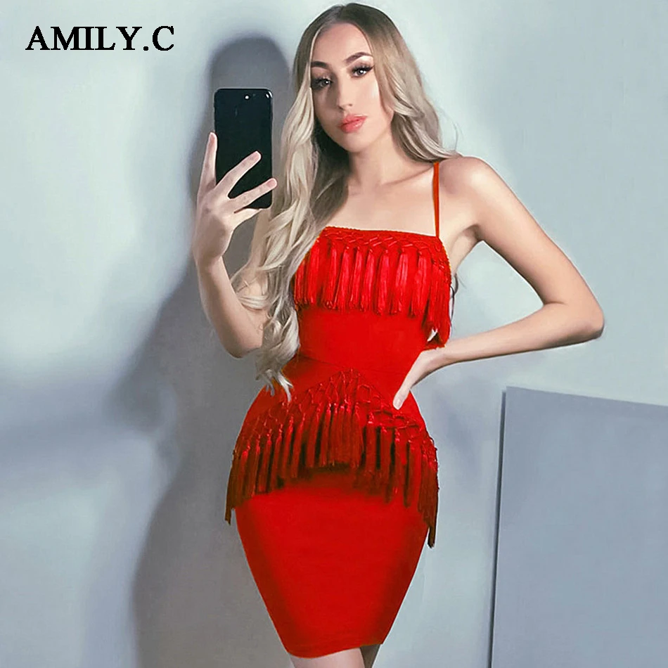 Amily.c 2021 новые летние женские сексуальные без бретелек облегающее Бандажное