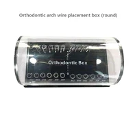 dental orthodontic arch wire placement box acrylic high grade square wire round wire induction box