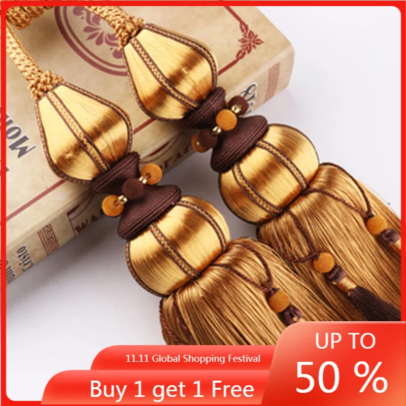 

Counter Double Ball Curtain Tassel Rope Strap Curtain Tassels Curtain Buckle Curtain Accessories Curtain Hanging Tassels