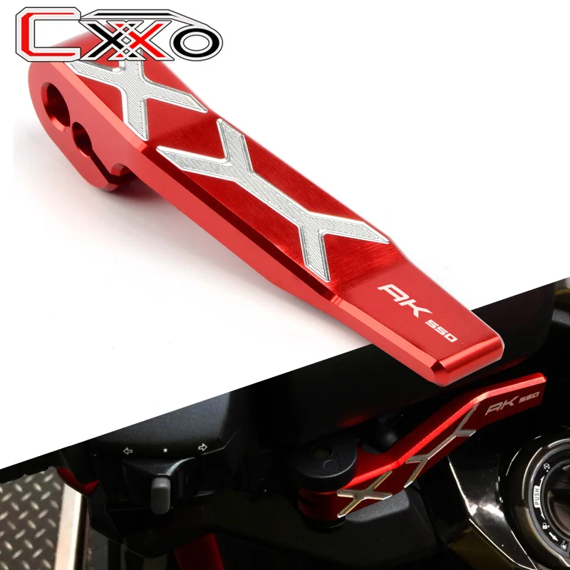 Логотип AK 550 для KYMCO AK550 2017 2018 2019 2020 красный мотоциклетный Алюминиевый Рычаг