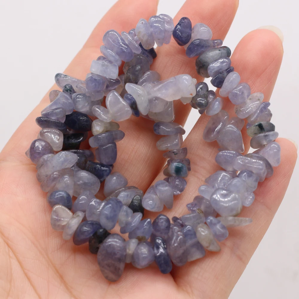 

Explosive2021New Natural Semi-precious Stones Purple Agate Irregular Shape Crushed stoneBead for DIY Necklace Bracelet Accessory