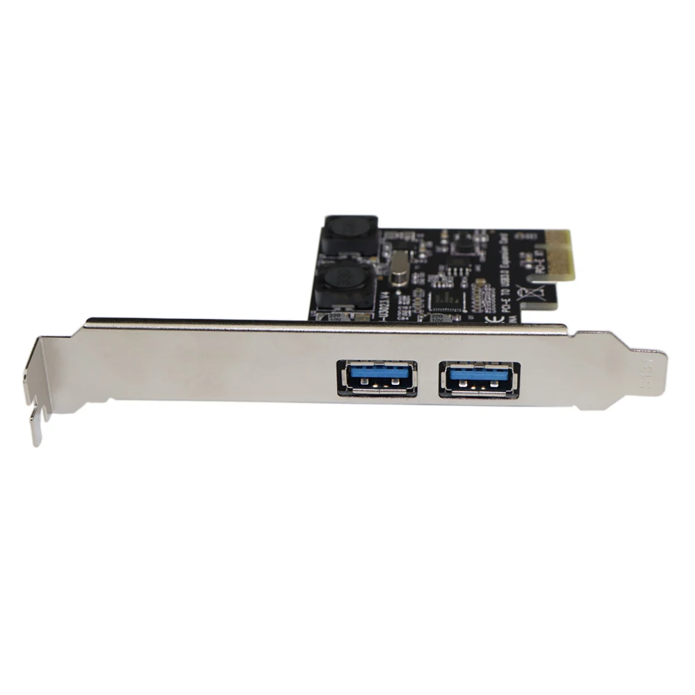 Супер быстрая 2 порта USB 3 0 5 Гбит/с PCI Express E 1X плата расширения с автономным