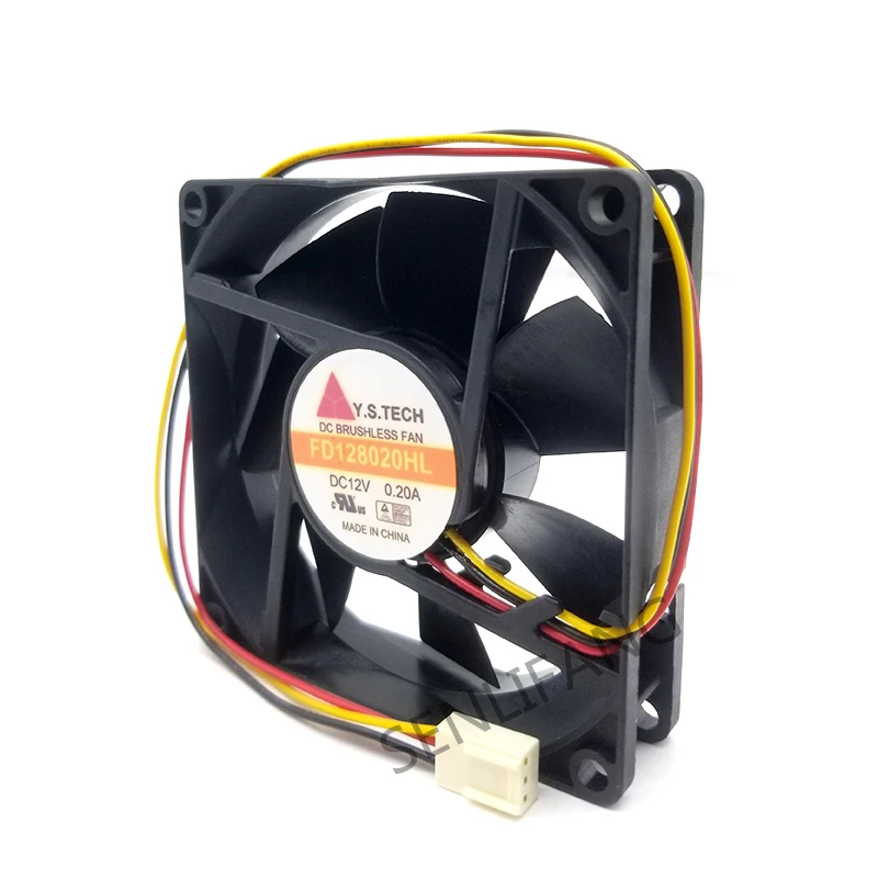 Оригинальные новые для FD128020HL 8020 8 см 12V 0.20A вентилятор охлаждения|Кулеры и системы