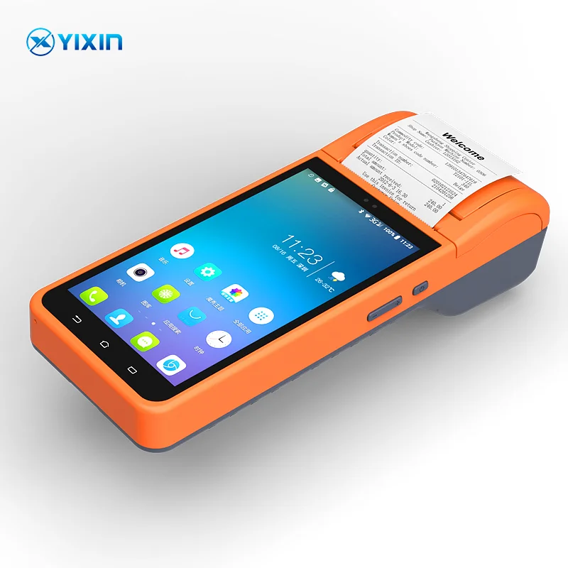 

YiXin Foreign trade hand-held cash register integrated machine catering retail milk tea shop cash register