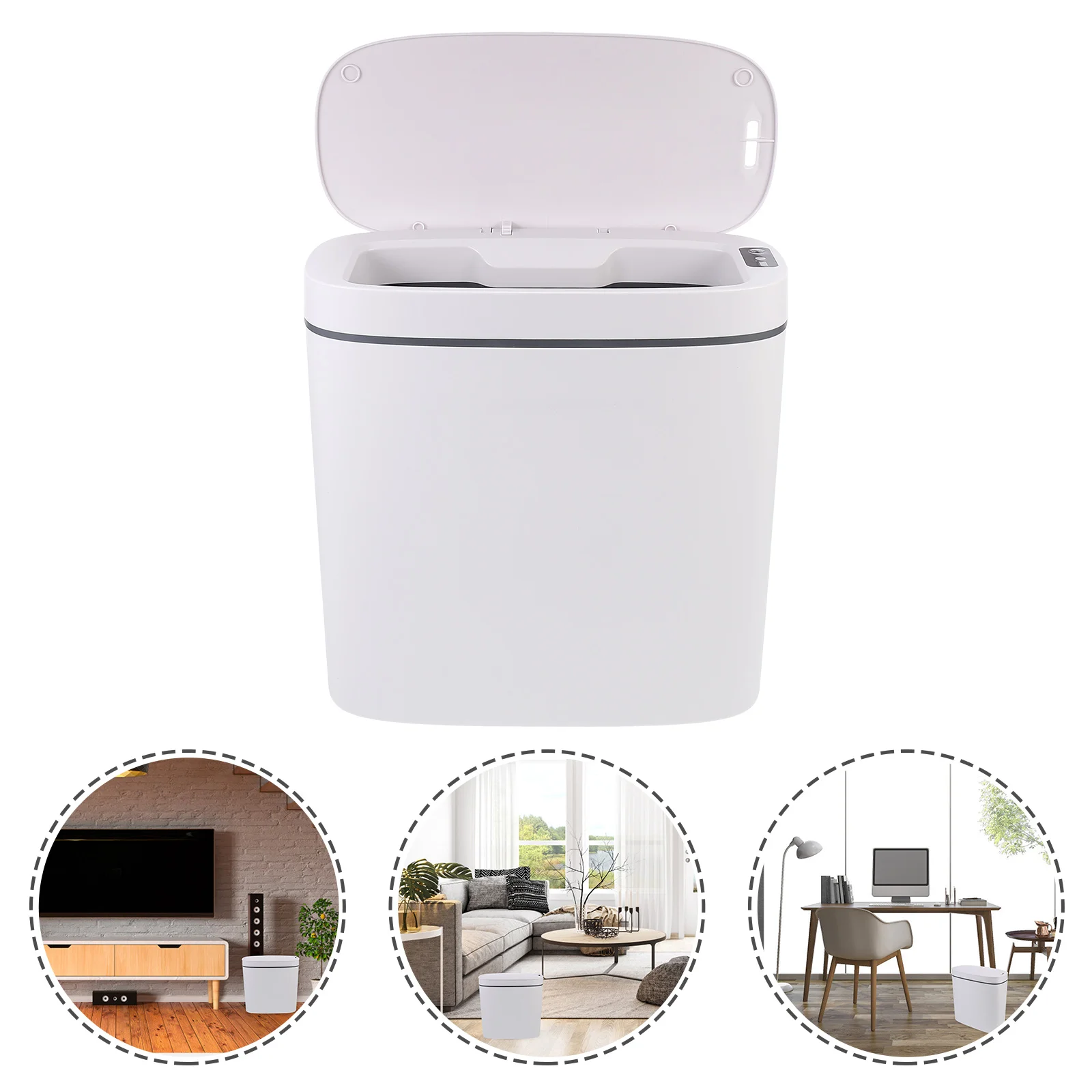 

USB Charging Smart Sensor Trash Can Automatic Household Sensor Bin Trash Can