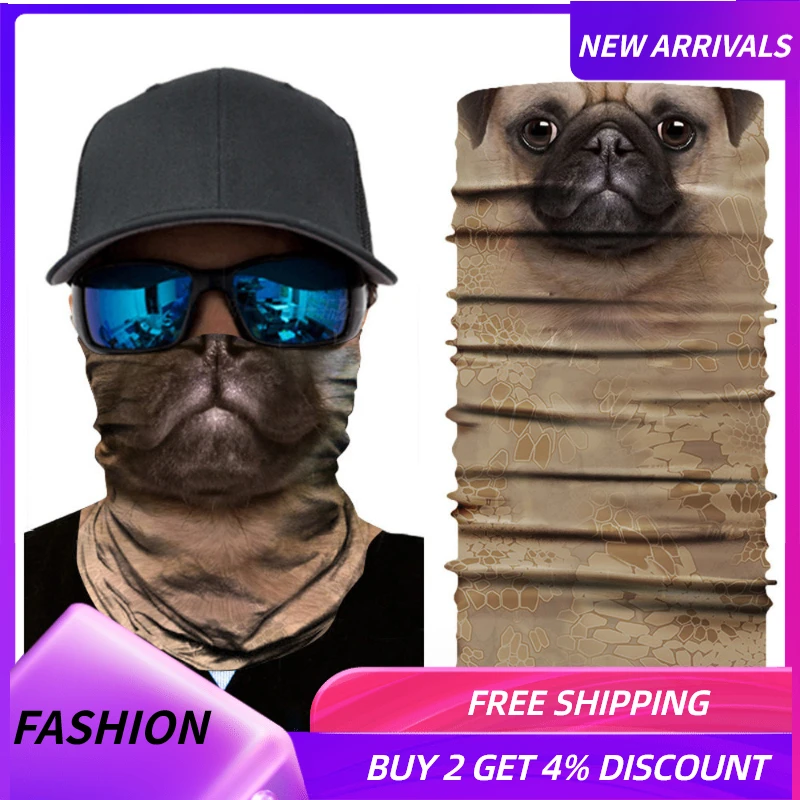 3 шт. готические повязки на голову с изображением Льва собаки животного лица ушей