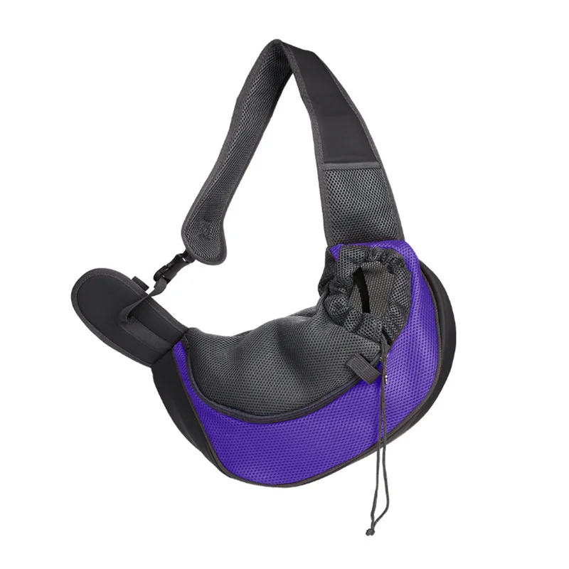 

Pet Dog Cat Sling Carrier Breathable Travel Safe Sling Bag Puppy Kitten Outdoor MeshSingle Comfort Handbag Tote Pouch