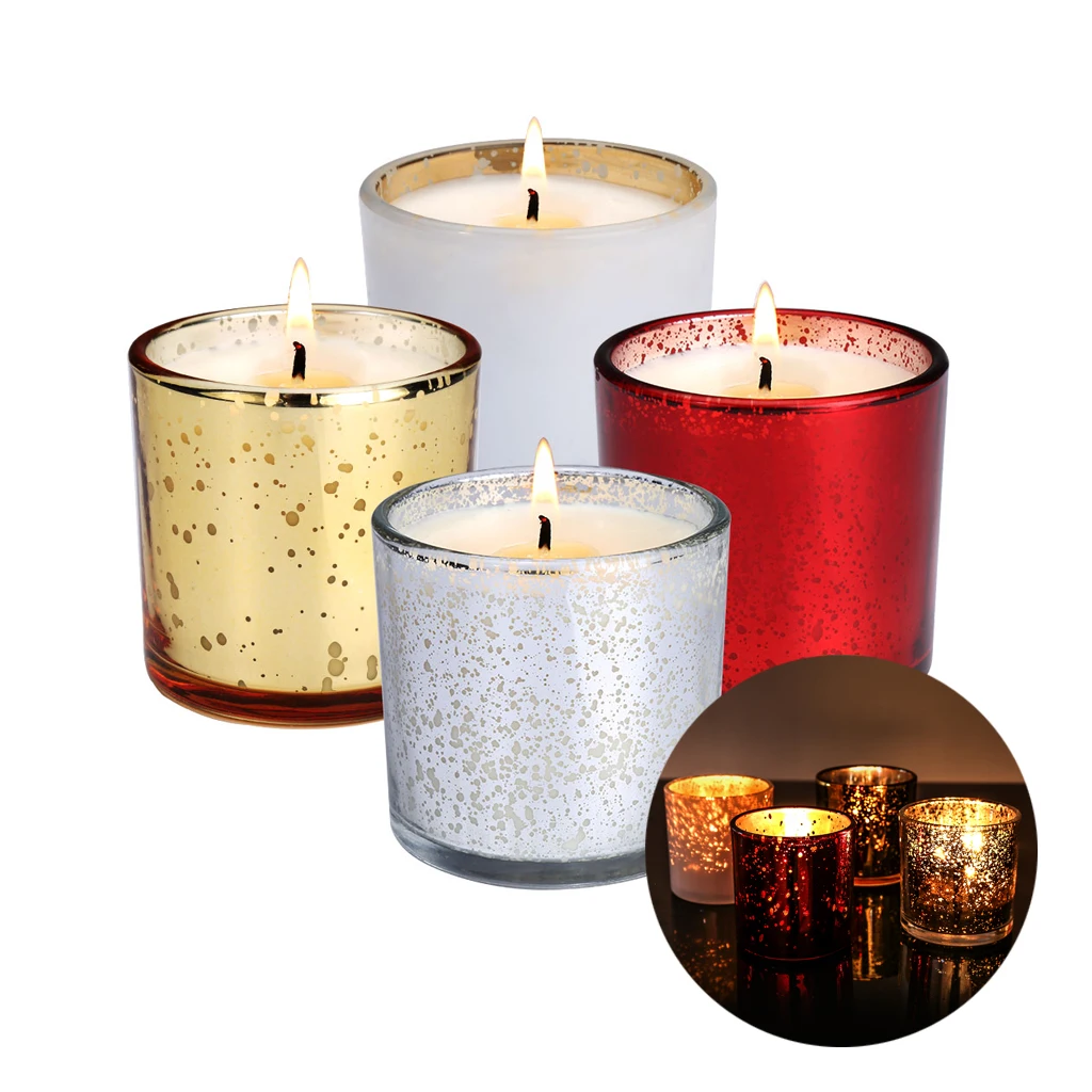 Набор Ароматических Свечей в стекле из 100% соевого воска диаметром 2 4 дюйма время