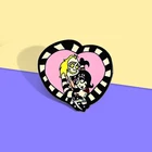 Эмалированные броши в стиле фильма ужасы