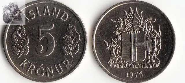 

Iceland 5 Kronor Coin Europe New Original Coins Unc Commemorative Edition 100% Real Rare Eu Random Year