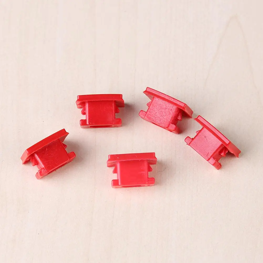 5pcs Car Interior Dashboard Dash Trim Inserts Red Insert Strip Grommets Clips Panel Fixing Buckle for BMW E46 E65 E66 E83N | Автомобили и