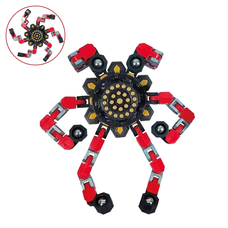 

Explosive Creative Fingertip Mechanical Gyro Adult Decompression Toys, Various Shapes Rotating Adult Metal Decompression Toys