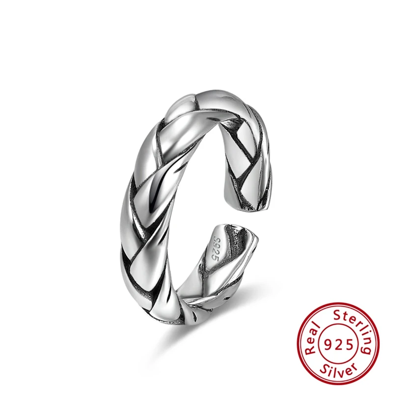 SR129 ORSA JEWELS женские кольца из натуральной 925 пробы, Серебряное двойное сферическое необычное регулируемое женское уникальное кольцо, ювелирное изделие SR120 - Цвет камня: SR129