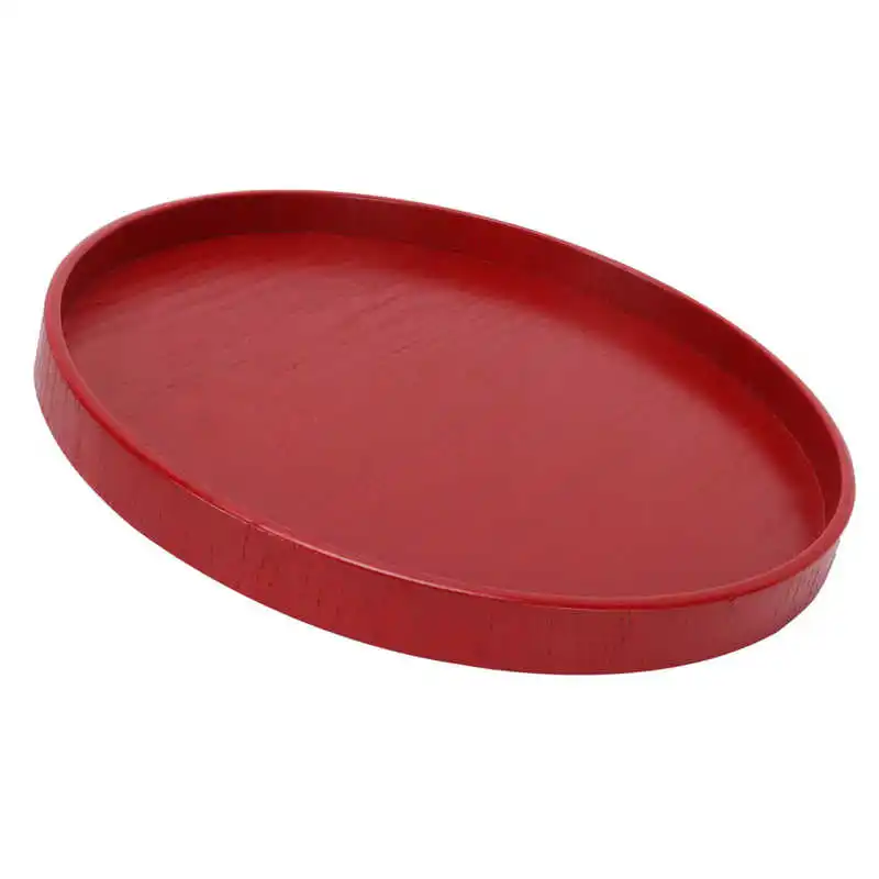 Сервировочный поднос деревянная тарелка круглые подносы для еды ресторана кафе