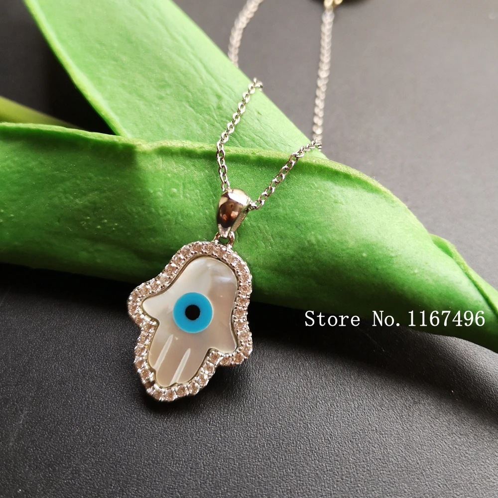Женское ожерелье серебряное синее с фианитом AAA|cz findings|cz usacz necklaces jewelry |
