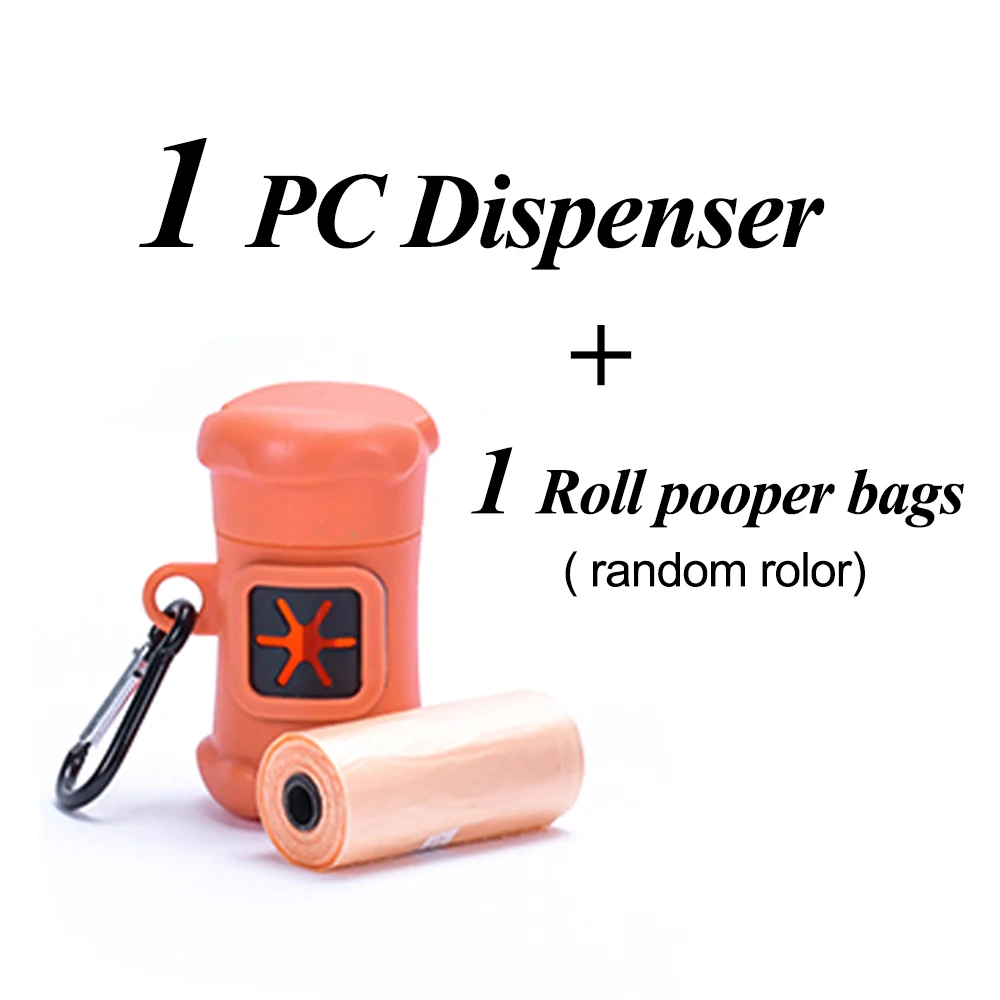 orange-pg004 Аксессуары для собак Pet Pooper Scooper собака сумка принадлежности для домашних животных переносные мешки для отходов кошка Pooper PG004 - Цвет: orange-pg004