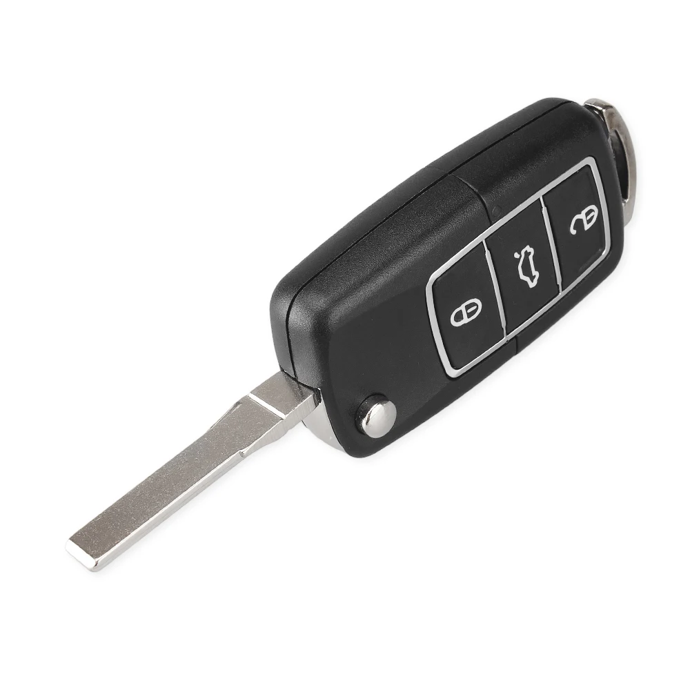 Складной автомобильный пульт дистанционного управления KEYYOU с 3 кнопками чехол