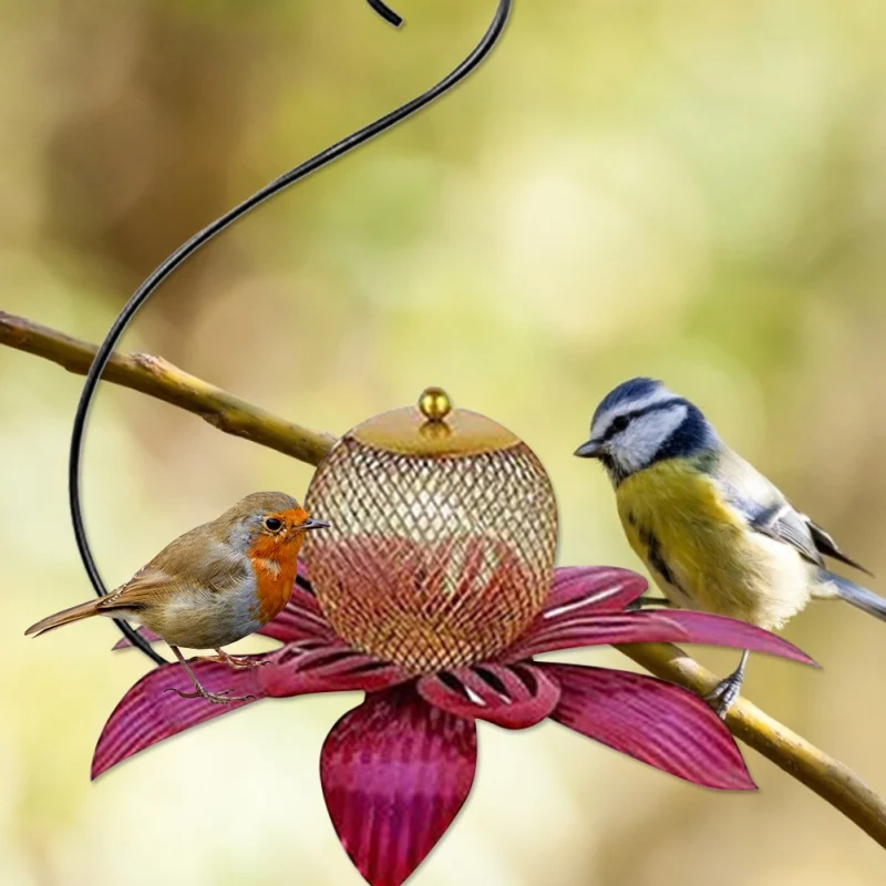 

New come Outdoor Metal Feeders, Outdoor Hummingbird And Hummingbirds In The Wild, Bird Farm Art Garden Accessories items