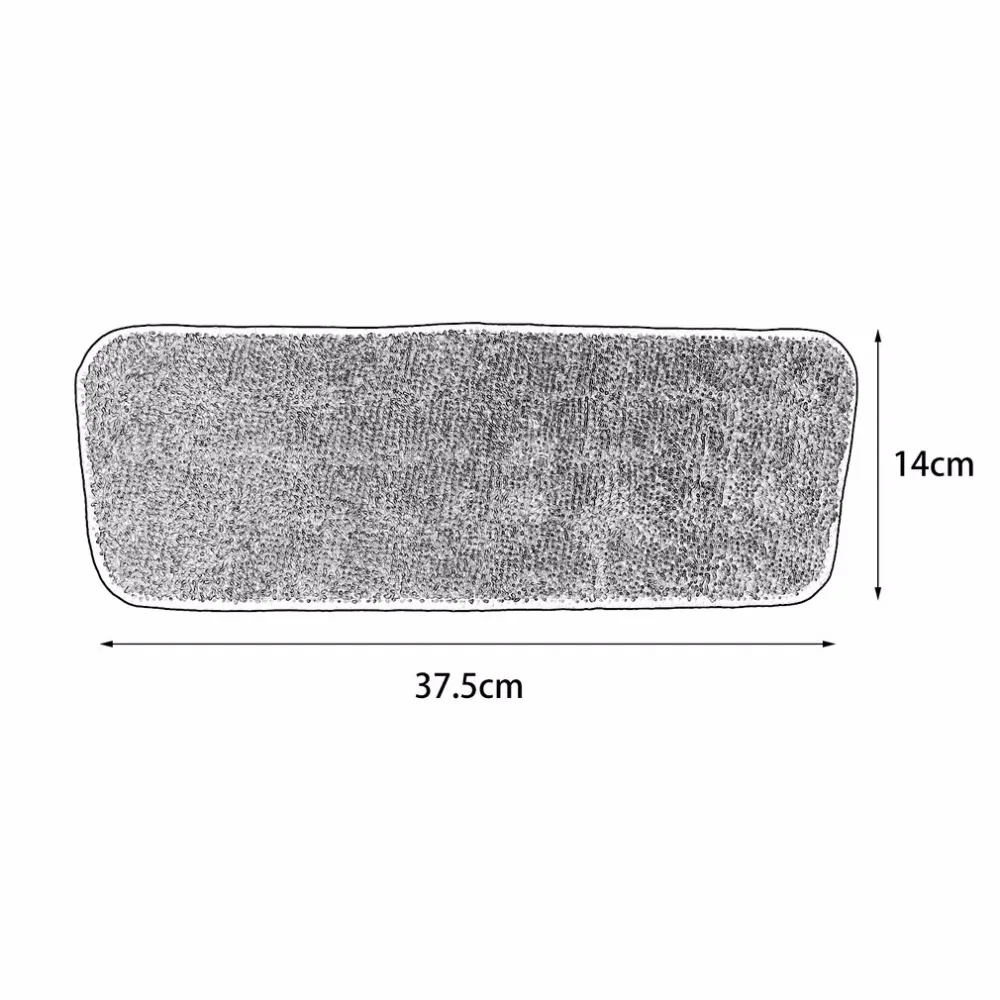 Заменяемая мопхед из микрофибры моющаяся Влажная и тряпка для сухой уборки