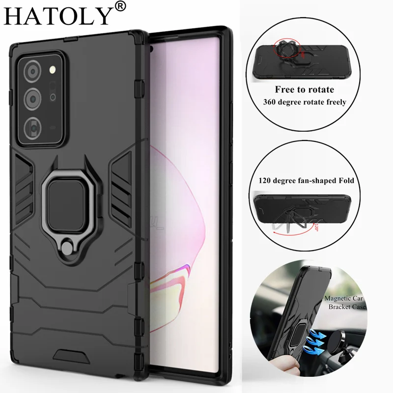 

Чехол-накладка для Samsung Galaxy Note 20, силиконовый, с кольцом-присоской