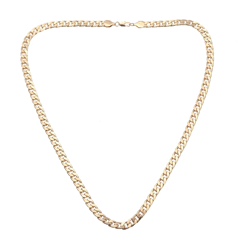 Хип хоп Золотая цепочка звеньевая для мужчин рок рэпер ночной клуб заполненная