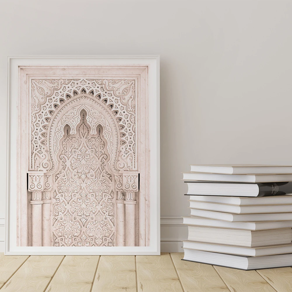 

Boho Travel Poster Marrakesh Door Canvas Painting Modern Moroccan Art Print Scandinavian Wall Picture For Living Room Home Decor