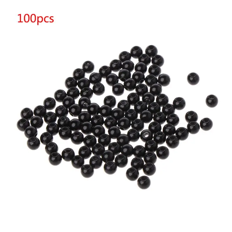 

100pcs 3-12mm Black Safety Doll Eyes Sewing Beads For DIY Bear Stuffed Toys Scrapbooking Crafts Wholesale