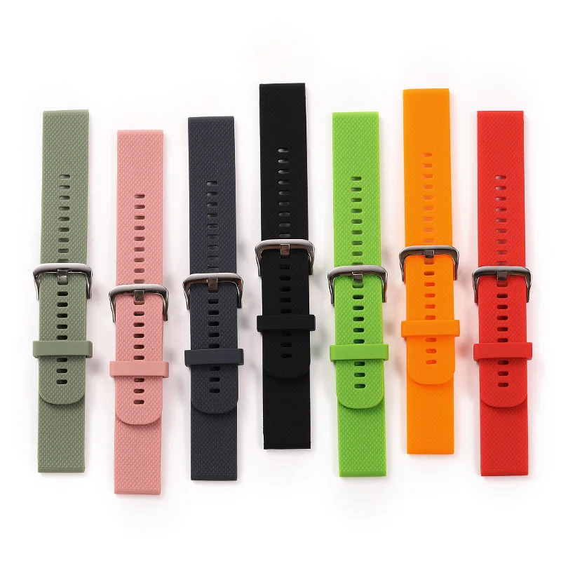 Для Huami Amazfit GTR 42 мм Смарт-часы аксессуары браслет ремешок для спортивных часов 20 мм Мужской Женский силиконовый ремешок для Xiaomi Amazfit GTR 42