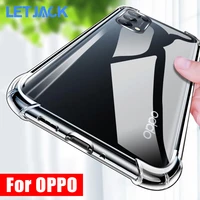 silicone clear soft tpu phone case for oppo reno 6 5 4 3 5f 4f find x2 x3 x5 pro lite shockproof case a52 a72 a73 a16 back cover