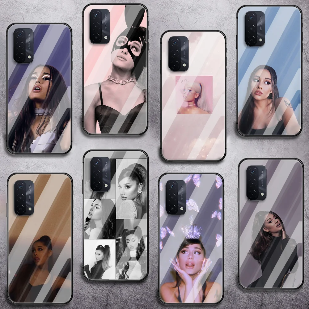 

Ariana grande sexy girl Phone Tempered Glass Case Cover For oppo realme find a x c xt gt 2 53 3 6 7 50 11 i Pro 4g 5g Trend