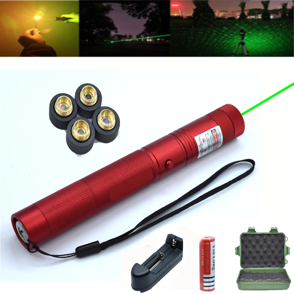 Военные зеленые лазерные указки 532нм 10000 м высокая мощность лазер флэш светильник