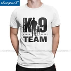 Футболка K9 с коротким рукавом мужская, забавная рубашка из хлопка с круглым вырезом, футболка с надписью Unit malins, одежда в подарок