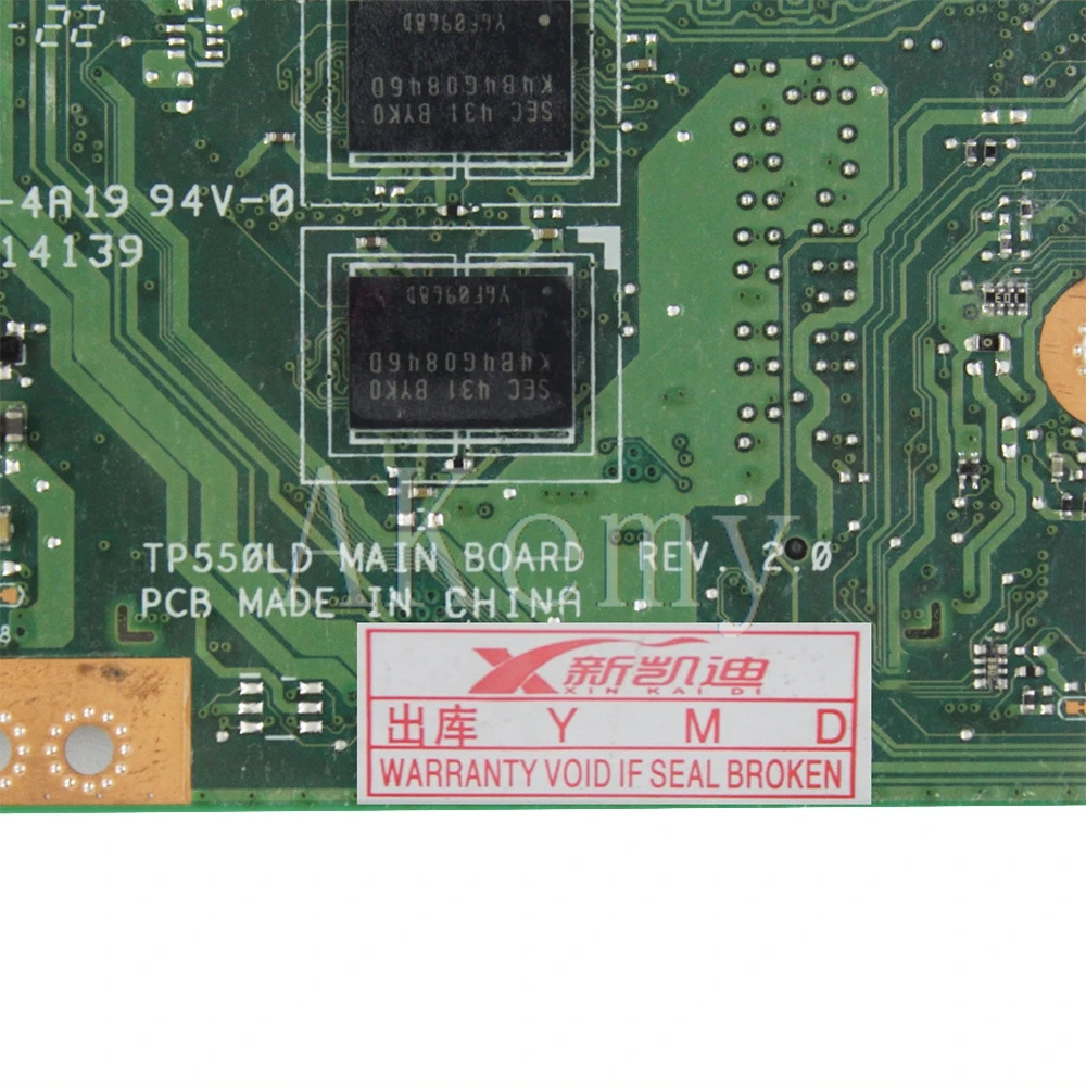 

New SAMXINNO For Asus TP550LA TP550LJ TP550LD TP550LN motherboard mainboard100% Tested OK I3-4010 + 4G RAM GT820M