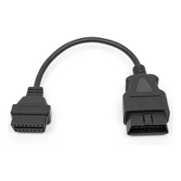 high quanlity obd 2 obd ii obd2 connector male 16 pin to 16 pin extension connector adapter cable