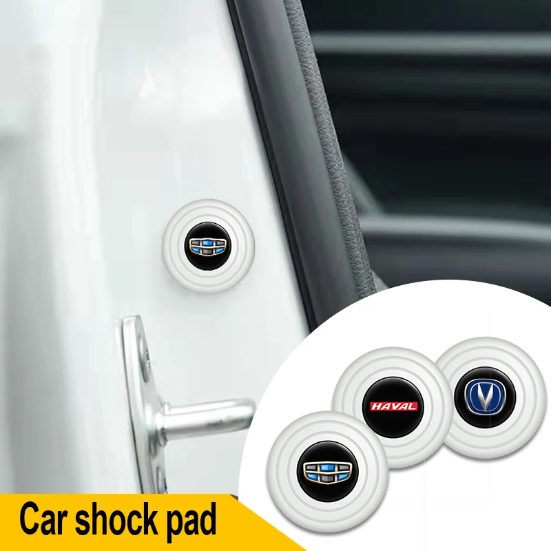 

4PC Universal Shockproof Pad Trunk Soundproof Pad for Nismo Nissans Racing R34 R35 Gtr Z Tune Rs Cle Cou Autcollant Carteira