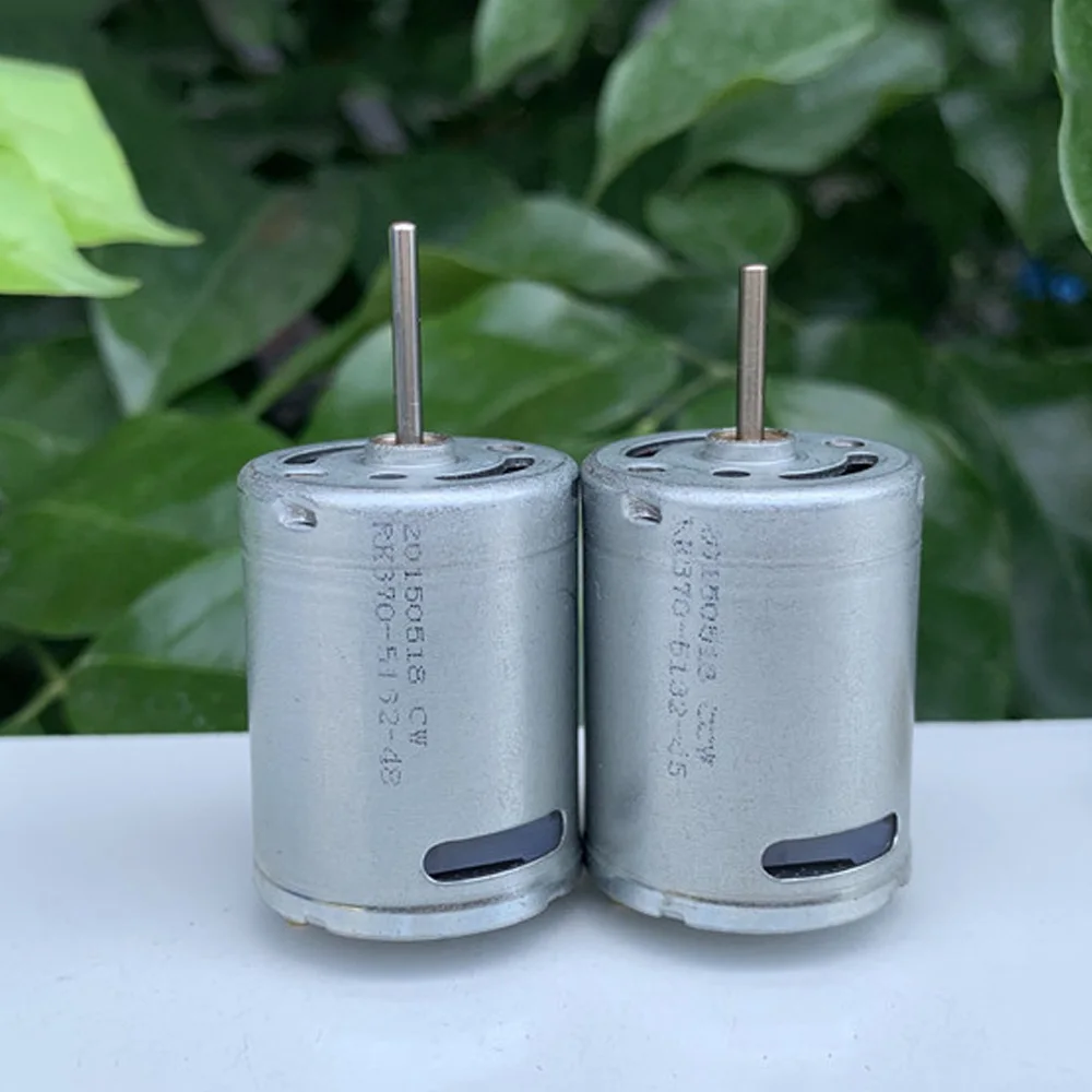 DC 3V 7 4 V 3 6V микро 370 Электрический мотор высокая скорость 33000RPM маленький круглый DIY