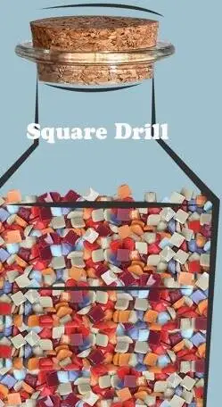 Square Индивидуальное фото на заказ алмазная живопись «сделай сам» 5D полный круглый и квадратный дрель вышивка крестиком Алмазная мозаика, украшение дома - Цвет: Square