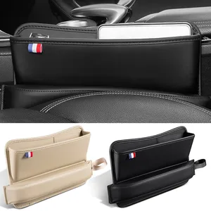 1pc car seat gap catcher filler storage box pocket organizer holder abs suv for storing car key mobile phone wallet box parts free global shipping