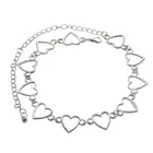 2021 модное ожерелье в форме сердца для девушки в стиле Харадзюку золотого и серебряного цвета ожерелье в готическом стиле Изысканная бижутерия для женщин подарок на день рождения